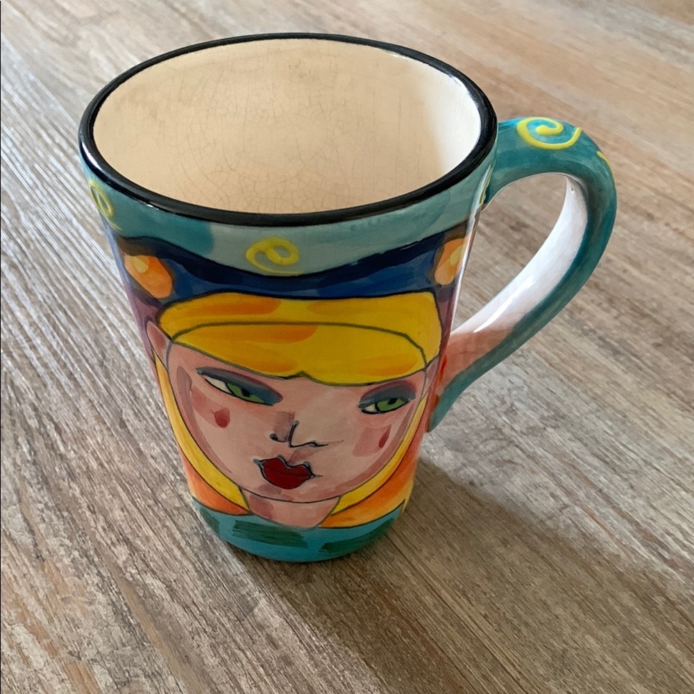Colorful Hand-Painted Ceramic Mug